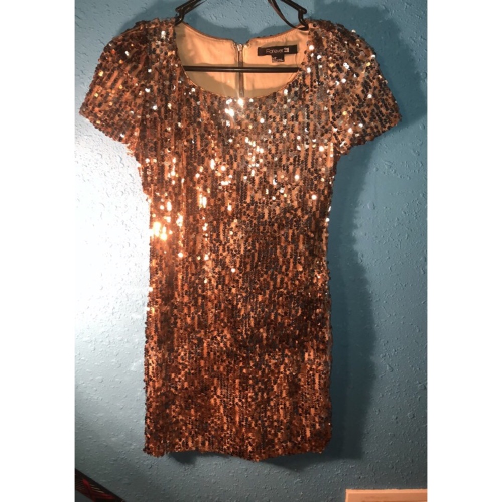 Gold Sequin dress